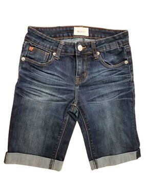 HUDSON Blue Denim Bermuda Shorts Girl's 12